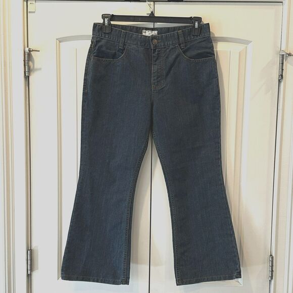 Women's Free People Dark Wash Blue Denim Jeans Size 29 - Picture 1 of 2